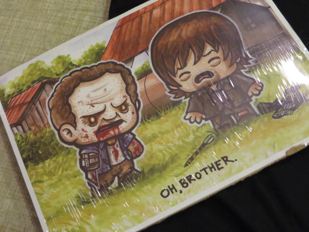 LootCrate Chibi Daryl Postcard